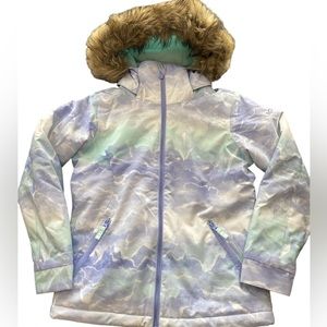 Roxy Girl Lavender & Teal Snow Jacket